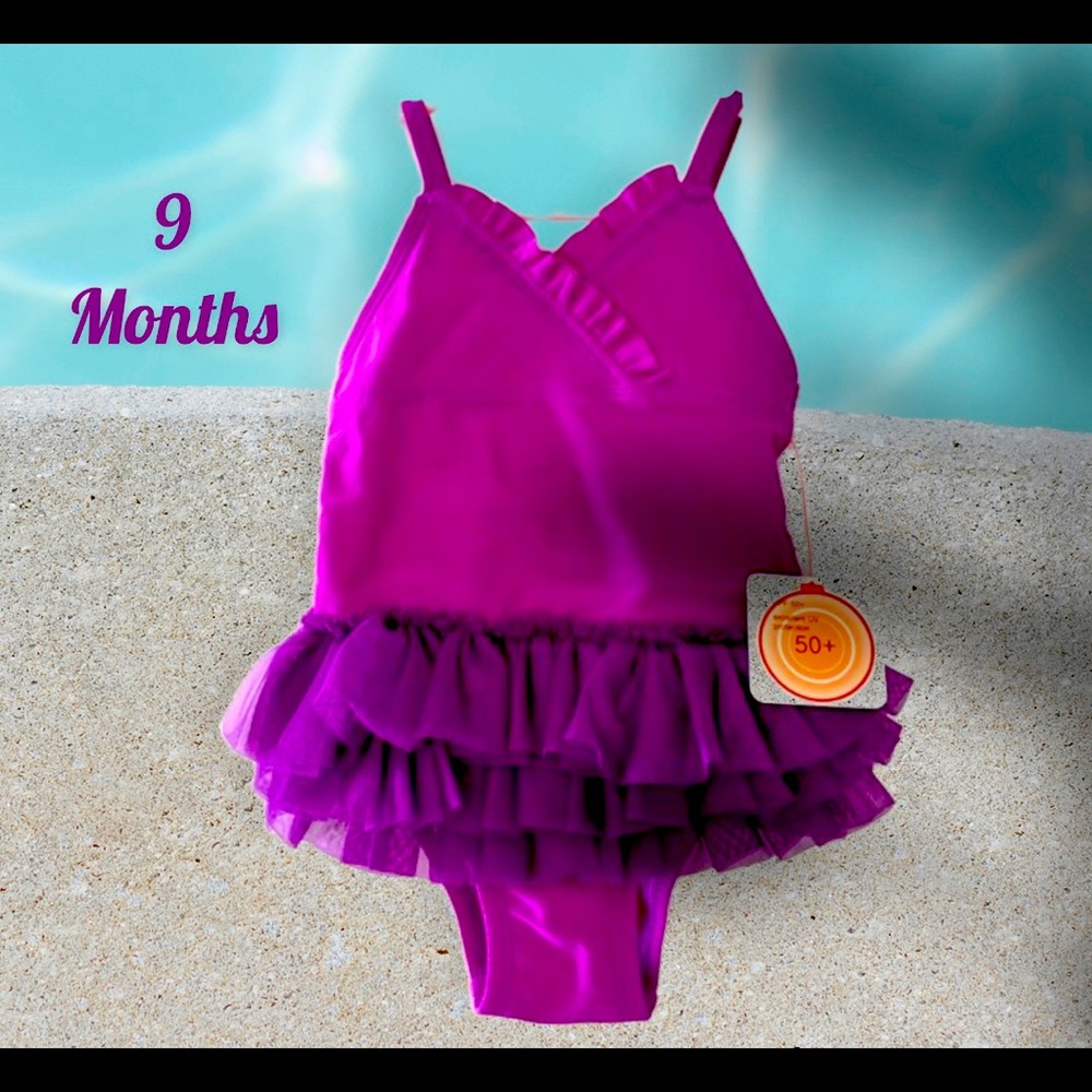 Purple tutu swimsuit